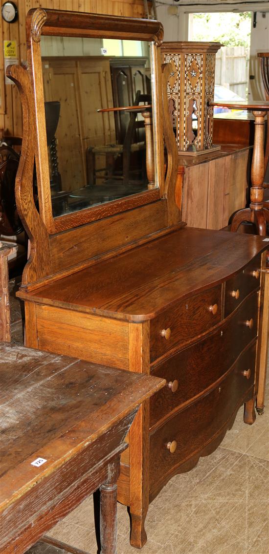 American oak dresser